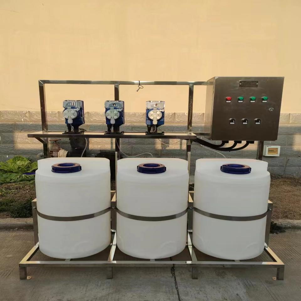 Flocculation scale inhibitionis et sterilitate tres-sentinam tres, dolio circulans aqua ratio dosing fabrica